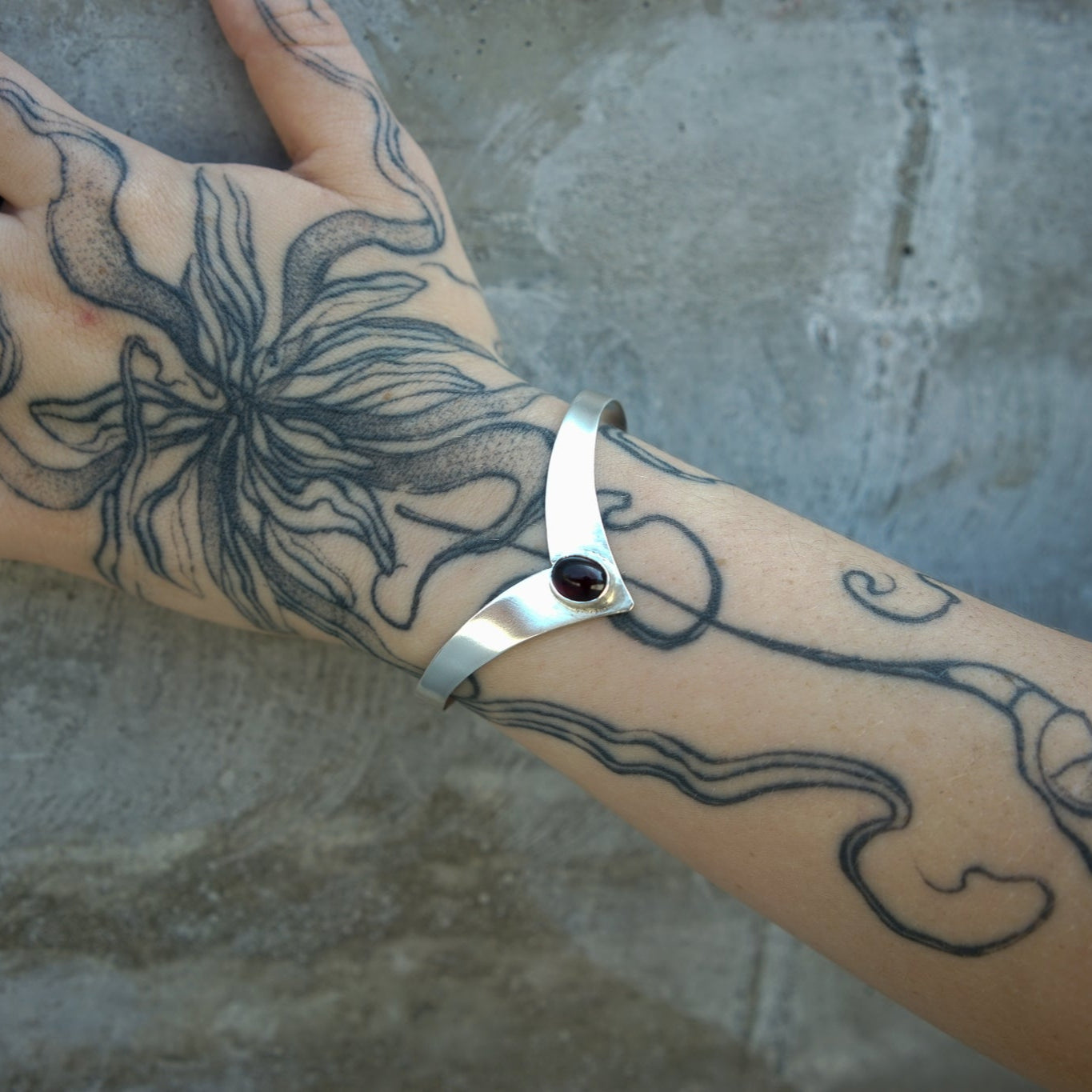 garnet cuff